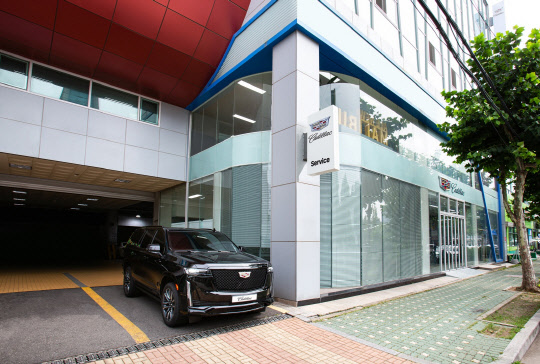 제2·3경인 및 영동 고속도로에 인접한 캐딜락 인천 남동서비스센터. 제2캐딜락코리아 제공